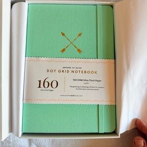 NEW Archer and Olive Dot Grid Journal